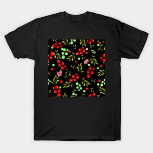 Berries Pattern T-Shirt